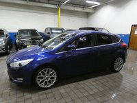 USED 2016 16 FORD FOCUS 1.0 TITANIUM X 5d 124 BHP &pound;20 ROAD TAX SAT NAV PART LEATHER HEATED SEATS REAR CAMERA