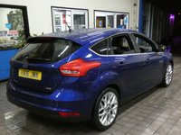 USED 2016 16 FORD FOCUS 1.0 TITANIUM X 5d 124 BHP &pound;20 ROAD TAX SAT NAV PART LEATHER HEATED SEATS REAR CAMERA