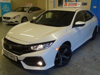 USED 2017 67 HONDA CIVIC 1.0 VTEC SR 5d 128 BHP * SATNAV *      LOW MILES