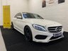 USED 2016 66 MERCEDES-BENZ C-CLASS 1.6L C200 D AMG LINE PREMIUM PLUS 4d AUTO 136 BHP FULLY LOADED|PAN ROOF|BURMESTER