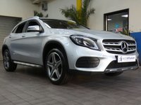 USED 2018 68 MERCEDES-BENZ GLA-CLASS 1.6 GLA 200 AMG LINE PREMIUM 5d 154 BHP SAT NAV PART LEATHER PARK SENSORS 6 MONTHS GOLD WARRANTY