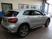 USED 2018 68 MERCEDES-BENZ GLA-CLASS 1.6 GLA 200 AMG LINE PREMIUM 5d 154 BHP SAT NAV PART LEATHER PARK SENSORS 6 MONTHS GOLD WARRANTY
