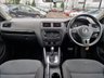 USED 2012 12 VOLKSWAGEN JETTA 1.6 SE TDI BLUEMOTION TECHNOLOGY DSG 4d 104 BHP FULL SERVICE RECORD +  1 KEEPER FROM NEW +  BLUETOOTH +  AUX +  START STOP +  REAR PARKING SENSORS +  CRUISE CONTROL +  SPARE WHEEL +  16 INCH ALLOY WHEELS +