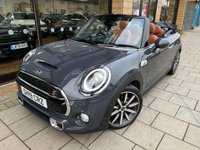 USED 2019 19 MINI CONVERTIBLE 2.0 COOPER S EXCLUSIVE 2d 190 BHP THUNDER GREY | MALT BROWN CHESTER