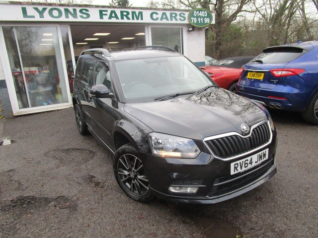 2014 64 Skoda Yeti 2.0 BLACK EDITION 4X4 TDI CR 5d 138 BHP FOUR WHEEL DRIVE