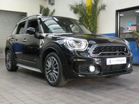 USED 2018 68 MINI COUNTRYMAN 1.5 COOPER S E ALL4 5d 222 BHP MASSIVE SPEC JOHN COOPER WORKS CHILLI PACK SAT NAV LEATHER HEATED REAR CAMERA PARKING SENSORS 6 MONTHS GOLD WARRANTY