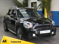 USED 2018 68 MINI COUNTRYMAN 1.5 COOPER S E ALL4 5d 222 BHP MASSIVE SPEC JOHN COOPER WORKS CHILLI PACK SAT NAV LEATHER HEATED REAR CAMERA PARKING SENSORS 6 MONTHS GOLD WARRANTY