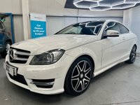 USED 2012 62 MERCEDES-BENZ C-CLASS 2.1 C220 CDI BlueEfficiency AMG Sport Plus Coupe 2dr Diesel G-Tronic+ Euro 5 (s/s) (170 ps) Pan Roof,Nav,&pound;5k Extras