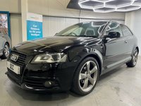 USED 2012 12 AUDI A3 2.0 TDI Black Edition Hatchback 3dr Diesel Manual Euro 5 (s/s) (140 ps) &pound;30 Tax, Half-Leather, BOSE