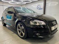 USED 2012 12 AUDI A3 2.0 TDI Black Edition Hatchback 3dr Diesel Manual Euro 5 (s/s) (140 ps) &pound;30 Tax, Half-Leather, BOSE