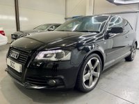 USED 2012 12 AUDI A3 2.0 TDI Black Edition Hatchback 3dr Diesel Manual Euro 5 (s/s) (140 ps) &pound;30 Tax, Half-Leather, BOSE