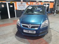 USED 2007 56 VAUXHALL ZAFIRA 1.6 LIFE 16V 5d 105 BHP Good History