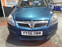 USED 2007 56 VAUXHALL ZAFIRA 1.6 LIFE 16V 5d 105 BHP Good History