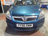 USED 2007 56 VAUXHALL ZAFIRA 1.6 LIFE 16V 5d 105 BHP Good History