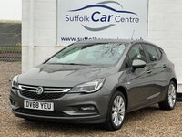 USED 2018 68 VAUXHALL ASTRA 1.0 DESIGN ECOTEC S/S 5d 104 BHP www.suffolkcarcentre.co.uk - Located at Ilketshall