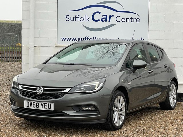 2018 68 Vauxhall Astra 1.0 DESIGN ECOTEC S/S 5d 104 BHP