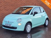 USED 2015 15 FIAT 500 1.2 POP 3d 69 BHP VERY LOW MILES - RAC WARRANTY