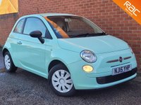 USED 2015 15 FIAT 500 1.2 POP 3d 69 BHP VERY LOW MILES - RAC WARRANTY