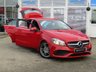 USED 2017 67 MERCEDES-BENZ A-CLASS 2.1 A 200 D AMG LINE 5d 134 BHP Finished in JUPITER RED with contrasting FULL BLACK ALCANTARA/LEATHER trim. This A class certainly looks smart, with its slim lights and smooth body panels. There's plenty of room in the front and the back which will suit the average family. Features include, Keyless Start, SAT NAV, ALCANTARA /Leather trim, B/Tooth, Rear View Camera, 18" alloys and much more. Dealer Serviced at 10742 miles and on arrival at 41987 miles.