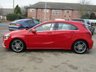 USED 2017 67 MERCEDES-BENZ A-CLASS 2.1 A 200 D AMG LINE 5d 134 BHP Finished in JUPITER RED with contrasting FULL BLACK ALCANTARA/LEATHER trim. This A class certainly looks smart, with its slim lights and smooth body panels. There's plenty of room in the front and the back which will suit the average family. Features include, Keyless Start, SAT NAV, ALCANTARA /Leather trim, B/Tooth, Rear View Camera, 18" alloys and much more. Dealer Serviced at 10742 miles and on arrival at 41987 miles.
