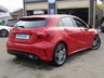 USED 2017 67 MERCEDES-BENZ A-CLASS 2.1 A 200 D AMG LINE 5d 134 BHP Finished in JUPITER RED with contrasting FULL BLACK ALCANTARA/LEATHER trim. This A class certainly looks smart, with its slim lights and smooth body panels. There's plenty of room in the front and the back which will suit the average family. Features include, Keyless Start, SAT NAV, ALCANTARA /Leather trim, B/Tooth, Rear View Camera, 18" alloys and much more. Dealer Serviced at 10742 miles and on arrival at 41987 miles.
