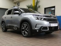 USED 2019 19 CITROEN C5 AIRCROSS 1.2 PURETECH FLAIR PLUS S/S 5d 129 BHP FREE 12 MONTHS GOLD WARRANTY GENUINE LOW MILAGE SAT NAV PART LEATHER REAR CAMERA 1 OWNER SERVICE HISTORY