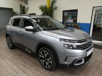 USED 2019 19 CITROEN C5 AIRCROSS 1.2 PURETECH FLAIR PLUS S/S 5d 129 BHP FREE 12 MONTHS GOLD WARRANTY GENUINE LOW MILAGE SAT NAV PART LEATHER REAR CAMERA 1 OWNER SERVICE HISTORY