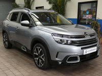 USED 2019 19 CITROEN C5 AIRCROSS 1.2 PURETECH FLAIR PLUS S/S 5d 129 BHP FREE 12 MONTHS GOLD WARRANTY GENUINE LOW MILAGE SAT NAV PART LEATHER REAR CAMERA 1 OWNER SERVICE HISTORY