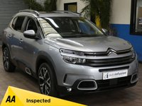 USED 2019 19 CITROEN C5 AIRCROSS 1.2 PURETECH FLAIR PLUS S/S 5d 129 BHP FREE 12 MONTHS GOLD WARRANTY GENUINE LOW MILAGE SAT NAV PART LEATHER REAR CAMERA 1 OWNER SERVICE HISTORY