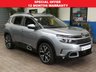 USED 2019 19 CITROEN C5 AIRCROSS 1.2 PURETECH FLAIR PLUS S/S 5d 129 BHP FREE 12 MONTHS GOLD WARRANTY GENUINE LOW MILAGE SAT NAV PART LEATHER REAR CAMERA 1 OWNER SERVICE HISTORY