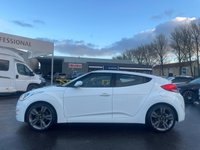 USED 2012 12 HYUNDAI VELOSTER 1.6 GDI SPORT 4d 138 BHP ONLY 2 OWNERS FROM NEW+LOW MILEAGE AND COMES WITH A FULL SERVICE HISTORY+BIG SPECIFICATION+FULL PANORAMIC GLASS ROOF+FULL LEATHER INTERIOR+PARK ASSIST+1 FULL YEARS MOT PRIOR TO COLLECTION+FINANCE AND EXTENDED WARRANTY AVAILABLE ON THIS USED VEHICLE!!!!!!!