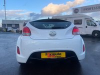 USED 2012 12 HYUNDAI VELOSTER 1.6 GDI SPORT 4d 138 BHP ONLY 2 OWNERS FROM NEW+LOW MILEAGE AND COMES WITH A FULL SERVICE HISTORY+BIG SPECIFICATION+FULL PANORAMIC GLASS ROOF+FULL LEATHER INTERIOR+PARK ASSIST+1 FULL YEARS MOT PRIOR TO COLLECTION+FINANCE AND EXTENDED WARRANTY AVAILABLE ON THIS USED VEHICLE!!!!!!!