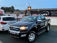 USED 2018 68 FORD RANGER LIMITED 4X4 DCB TDCI FULL BLACK LEATHER INTERIOR