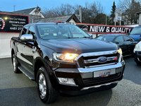 USED 2018 68 FORD RANGER LIMITED 4X4 DCB TDCI FULL BLACK LEATHER INTERIOR