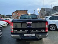 USED 2018 68 FORD RANGER LIMITED 4X4 DCB TDCI FULL BLACK LEATHER INTERIOR