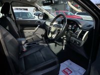 USED 2018 68 FORD RANGER LIMITED 4X4 DCB TDCI FULL BLACK LEATHER INTERIOR