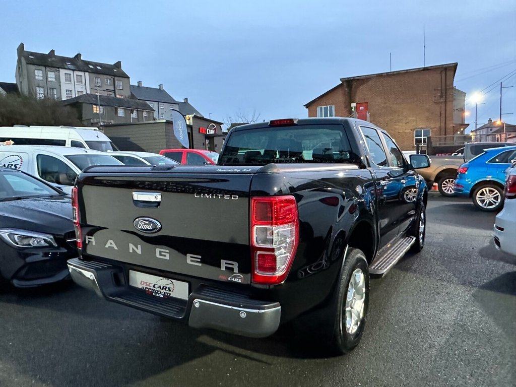 USED 2018 68 FORD RANGER LIMITED 4X4 DCB TDCI FULL BLACK LEATHER INTERIOR