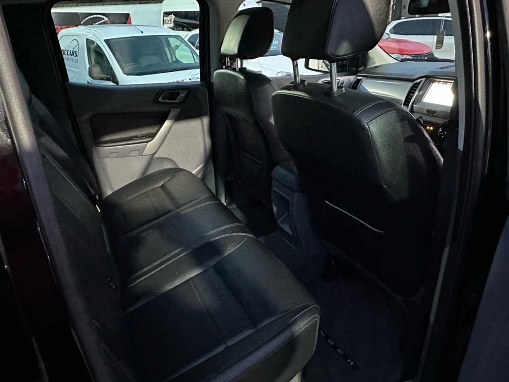 USED 2018 68 FORD RANGER LIMITED 4X4 DCB TDCI FULL BLACK LEATHER INTERIOR