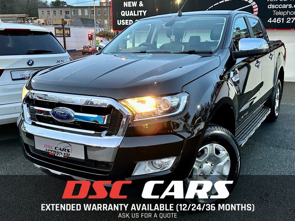 USED 2018 68 FORD RANGER LIMITED 4X4 DCB TDCI FULL BLACK LEATHER INTERIOR