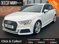 USED 2018 18 AUDI A3 2.0 TFSI S LINE 5d 188 BHP FULL AUDI SERVICE HISTORY