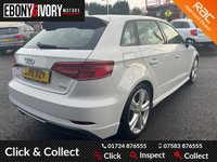 USED 2018 18 AUDI A3 2.0 TFSI S LINE 5d 188 BHP FULL AUDI SERVICE HISTORY