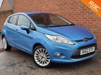 USED 2012 62 FORD FIESTA 1.4 TITANIUM 5d 96 BHP TOP SPEC - RAC WARRANTY - SERVICE HISTORY - SONY DIGITAL RADIO