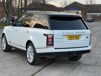 USED 2013 13 LAND ROVER RANGE ROVER 3.0 TDV6 VOGUE SE 5d 258 BHP FUJI WHITE WITH CONTRAST BLACK ROOF