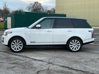 USED 2013 13 LAND ROVER RANGE ROVER 3.0 TDV6 VOGUE SE 5d 258 BHP FUJI WHITE WITH CONTRAST BLACK ROOF