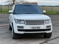 USED 2013 13 LAND ROVER RANGE ROVER 3.0 TDV6 VOGUE SE 5d 258 BHP FUJI WHITE WITH CONTRAST BLACK ROOF