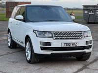 USED 2013 13 LAND ROVER RANGE ROVER 3.0 TDV6 VOGUE SE 5d 258 BHP FUJI WHITE WITH CONTRAST BLACK ROOF