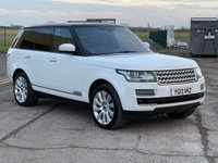 USED 2013 13 LAND ROVER RANGE ROVER 3.0 TDV6 VOGUE SE 5d 258 BHP FUJI WHITE WITH CONTRAST BLACK ROOF
