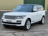 USED 2013 13 LAND ROVER RANGE ROVER 3.0 TDV6 VOGUE SE 5d 258 BHP FUJI WHITE WITH CONTRAST BLACK ROOF