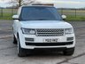 USED 2013 13 LAND ROVER RANGE ROVER 3.0 TDV6 VOGUE SE 5d 258 BHP FUJI WHITE WITH CONTRAST BLACK ROOF