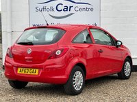 USED 2013 63 VAUXHALL CORSA 1.0 S ECOFLEX 3d 64 BHP www.suffolkcarcentre.co.uk - Located at Lowestoft